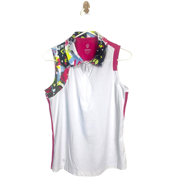 GGblue Tops - GGblue Luxe Sport sleeveless golf tennis top sz S